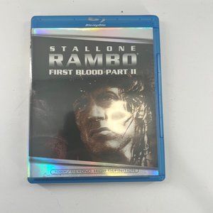 Rambo First Blood Part 2 Sylvester Stallone Blu-Ray DVD Rated R